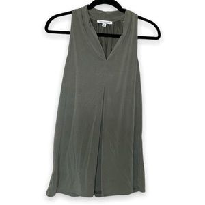 Green Envelope V-Neck Tank Top